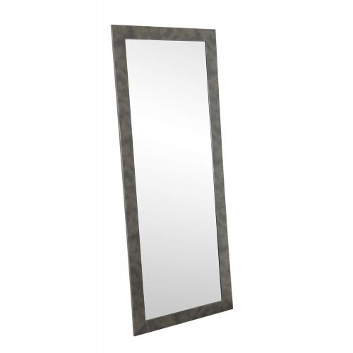  BrandtWorks, LLC AZBM080NM Framed Non Beveled Leaning Mirror 25.5 x 70.5 Black Stainless