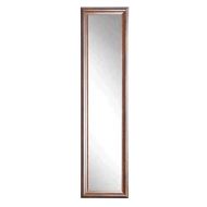 BrandtWorks AZBM31Thin Vintage Copper Hill Slim Floor Mirror, 20.5 x 70, Dark Brown