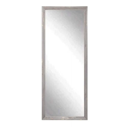  BrandtWorks, LLC AZBM050NM Framed Non Beveled Leaning Mirror 23.5 x 68.5 Gray Gold