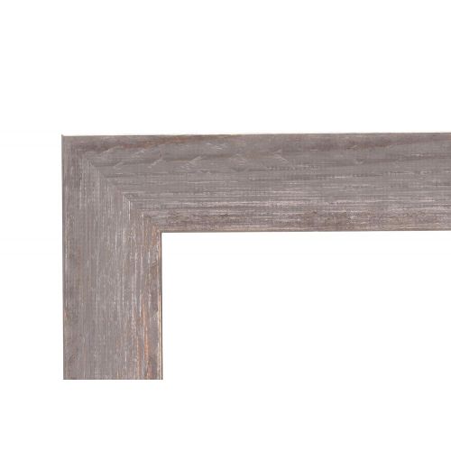  BrandtWorks AZBM75Thin Charcoal Farmhouse Gray Slim Floor Mirror, 19 x 68.5