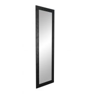 BrandtWorks AZ-BM25SKINNY Clouded Gunmetal Floor Mirror 16 x 71 Black