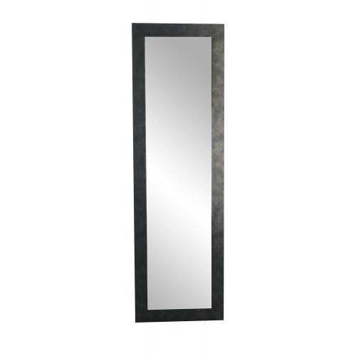  BrandtWorks AZ-BM25SKINNY Clouded Gunmetal Floor Mirror 16 x 71 Black