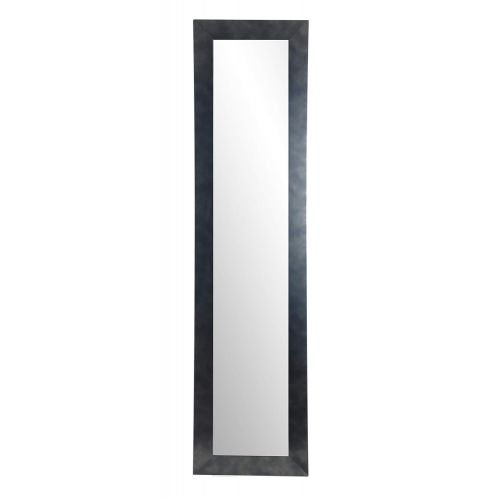  BrandtWorks AZ-BM25SKINNY Clouded Gunmetal Floor Mirror 16 x 71 Black