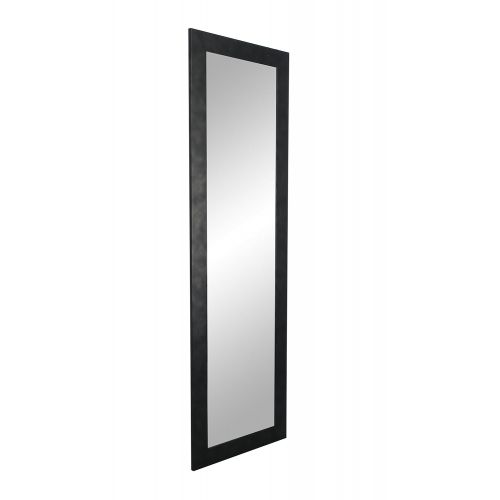  BrandtWorks AZ-BM25SKINNY Clouded Gunmetal Floor Mirror 16 x 71 Black