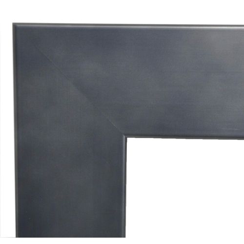  BrandtWorks AZ-BM25SKINNY Clouded Gunmetal Floor Mirror 16 x 71 Black