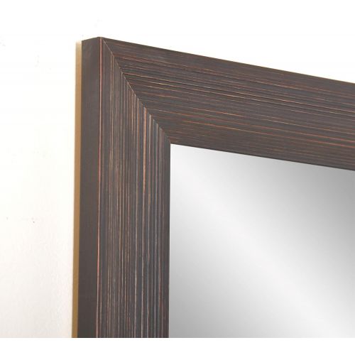  BrandtWorks BM17THIN Rustic Espresso Full Length Mirror 21 x 70.5 Brown