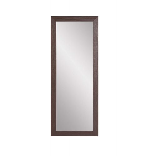  BrandtWorks, LLC AZBM078NM Framed Non Beveled Leaning Mirror 25.5 x 70.5 Silver