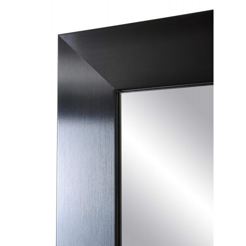  BrandtWorks, LLC AZBM080T Floor Mirror, 32 x 71, Black