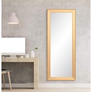 BrandtWorks, LLC AZBM064NM Framed Non Beveled Leaning Mirror 26 x 71 Gold