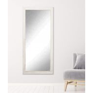 BrandtWorks BM018T Coastal Whitewood Floor Mirror 70.5 x 31.5 White