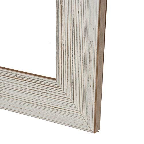  BrandtWorks BM018T Coastal Whitewood Floor Mirror 70.5 x 31.5 White