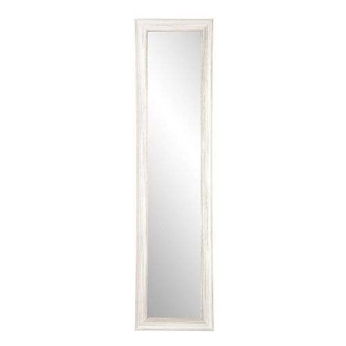  BrandtWorks BM18SKINNY Coastal Whitewood Full Length Mirror, 15.5 x 70.5, White