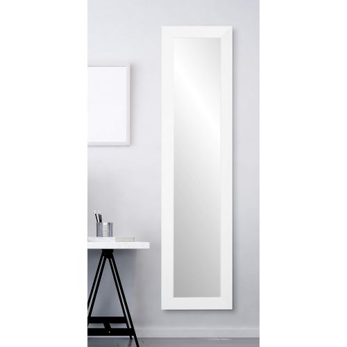  BrandtWorks Floor Mirror, 32 x 66, Pure White