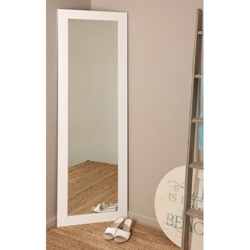  BrandtWorks Floor Mirror, 32 x 66, Pure White