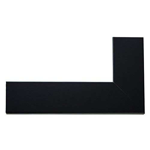  BrandtWorks, LLC BM002T Oversized Wall Mirror, 32 X 71, Matte Black,32 X 71