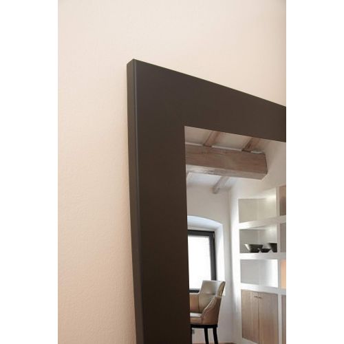  BrandtWorks, LLC BM002T Oversized Wall Mirror, 32 X 71, Matte Black,32 X 71