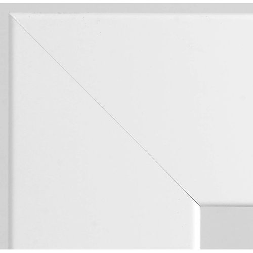  BrandtWorks Modern Silver Tri-Fold Mirror Large