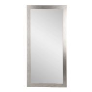 BrandtWorks Stainless Grain Wall Mirror, 32 x 71, Silver