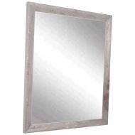 BrandtWorks, LLC BM050SQ Madame Gold Leaf Wall Mirror 30.5 x 30.5 Gray