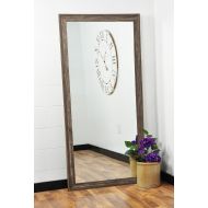 BrandtWorks, LLC BM046T Simply Distressed Chocolate Floor Mirror 32 x 71 Brown