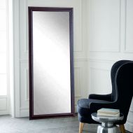 BrandtWorks Fair Full Length Floor Vanity Wall Mirror 31.5 x 70.5 Burgundy Walnut