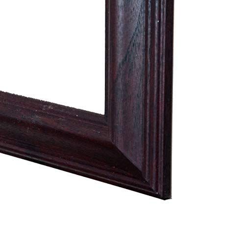  BrandtWorks Fair Full Length Floor Vanity Wall Mirror 31.5 x 70.5 Burgundy Walnut