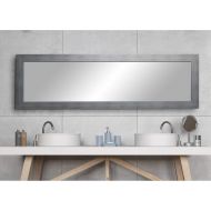 BrandtWorks Cool Muted Silver Slim Full Length Mirror 21.5 x 55