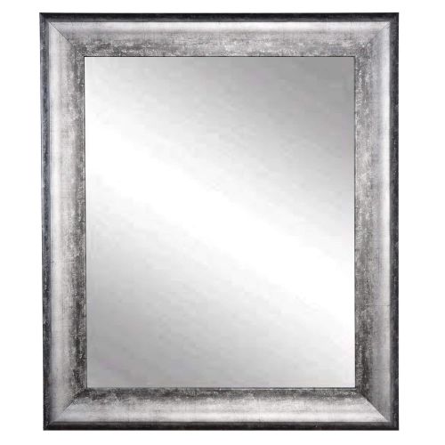  BrandtWorks American Value Mirrors Kingston Silver Wall Mirror - Black/Silver 22.5 x 33