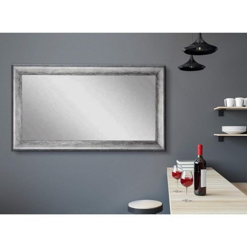  BrandtWorks American Value Mirrors Kingston Silver Wall Mirror - Black/Silver 22.5 x 33