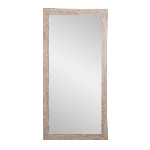  BrandtWorks Shabby Chic Farmhouse Full Length Floor Vanity Wall Mirror 32 x 66 Brown/White