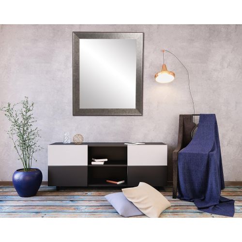  BrandtWorks, LLC Tarnished Metal Wall Mirror 32 x 55 Brown