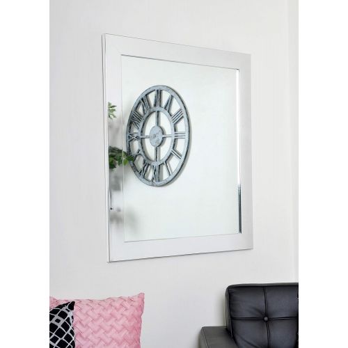  BrandtWorks BM015L2 Chrome Wall Mirror, 32 x 50, Silver