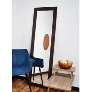 BrandtWorks BM6THIN Walnut Full Length Mirror, 21.5 x 71, Brown