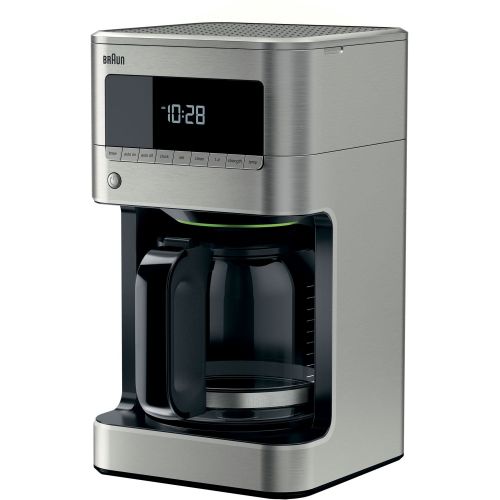 브라운 Braun Brew Sense 12-Cup Drip Coffee Maker with Glass Carafe