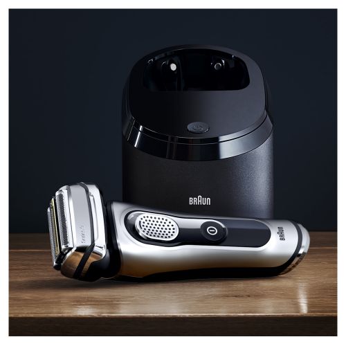 브라운 Braun Series 9 9290cc Mens Electric Foil Shaver, Wet and Dry Razor with Clean & Charge Station