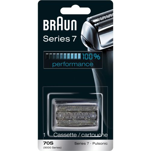 브라운 Braun Shaver Replacement Part 70 S Silver - Compatible with Series 7 shavers