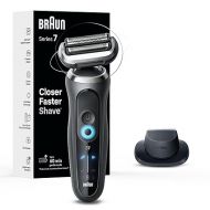 Braun Electric Shaver for Men, Series 7 7120s, Wet & Dry Shave, Turbo & Gentle Shaving Modes, Waterproof Foil Shaver, with Precision Trimmer, Space Grey