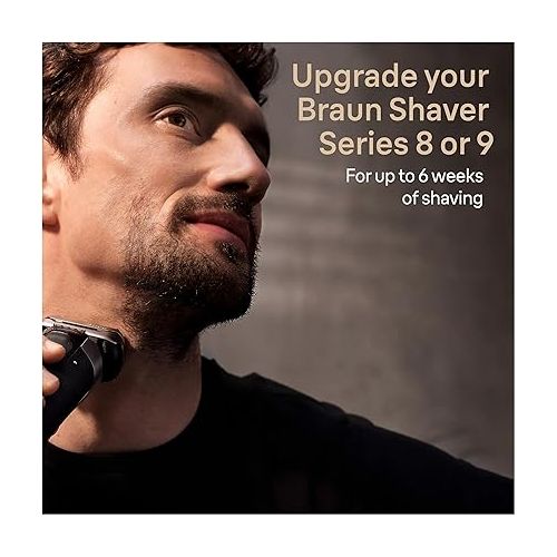 브라운 Braun Powercase for Electric Razors for Men, Compatible with Braun Series 9 Pro, Series 9 and Series 8 Electric Shavers, Portable Shaver Case, Charges for Up to 6 weeks