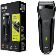 Braun Series3 300s Men Electric Clean Shaver Rechargeable Waterproof Razor Black