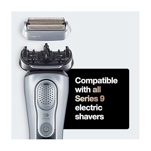 브라운 Braun 92B - Replacement and Replacement for Electric Shaver Compatible with Series 9 Shaving Machines, Black