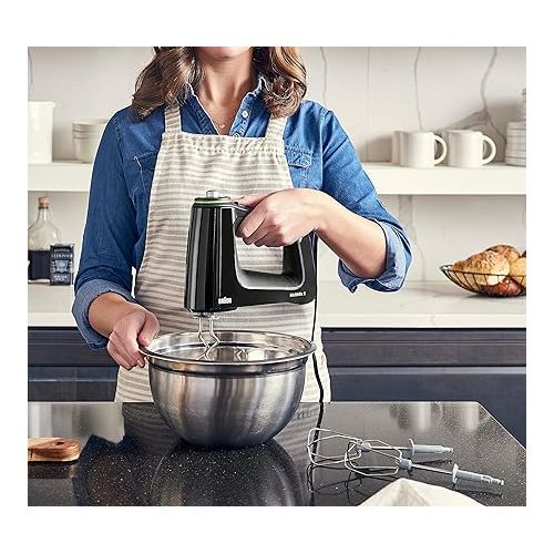 브라운 Braun MultiMix Hand Mixer, Manual, 1, Black