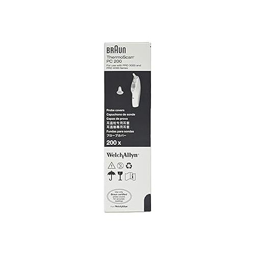 브라운 Braun PC 200 Probe Cover by Welch Allyn, 200 units per pack