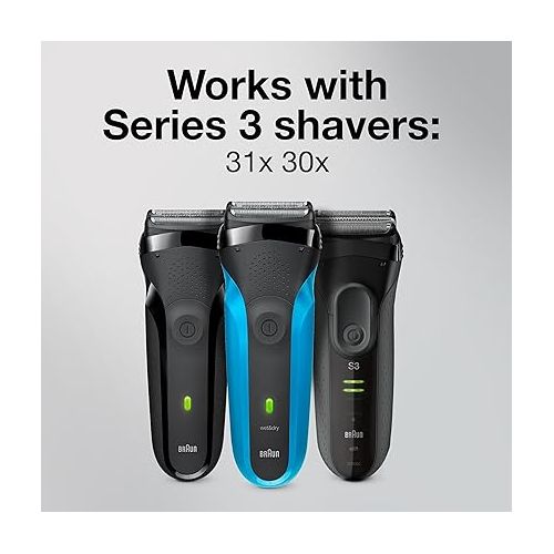 브라운 Braun Series 3 Electric Shaver Replacement Head - 21B - Compatible with Electric Razors 300s, 310s, 3010BT