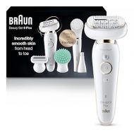 Braun Epilator Silk-epil 9 Flex 9-300 Beauty Set, Facial Hair Removal for Women, Hair Removal Device, Shaver & Trimmer, Cordless, Rechargeable, Wet & Dry, FaceSpa