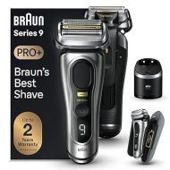 Braun Series 9 PRO+ Men's Electric Razor with 5 Shave Elements, Precision Trimmer, SmartCare Center, PowerCase, Wet & Dry, 60min Battery