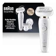Braun Epilator Silk-epil 9 9-030 with Flexible Head, Facial Hair Removal for Women and Men, Hair Removal Device, Shaver & Trimmer, Cordless, Rechargeable, Wet & Dry, Beauty Kit with Body Massage Pad