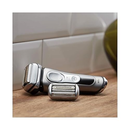 브라운 Braun 92S Series 9 Electric Shaver Replacement Foil and Cassette Cartridge - Silver