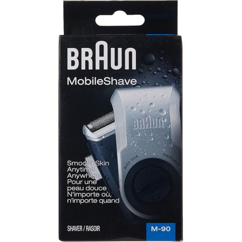 브라운 Braun Electric Razor for Men, M90 Mobile Electric Shaver, Precision Trimmer, Washable