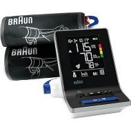 Braun ExactFit 3 Blood Pressure Monitor - Accurate Blood Pressure Machine with Coded Color Results, 2 Upper Arm Blood Pressure Cuff Sizes, Stores 40 Readings, FSA / HSA Eligible