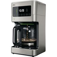Braun BrewSense 12-Cup Drip Coffee Maker, Stainless Steel - PureFlavor & Fast Brew System - Three Brew Modes - 24-Hour Programmable Timer - Dishwasher Safe